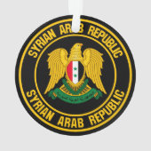 Syrische ronde-embleem ornament (achterkant)