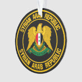 Syrische ronde-embleem ornament (voorkant)