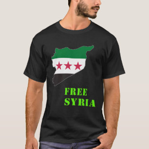 Syrische, Syrische, vrije Syrische vlag. T-shirt