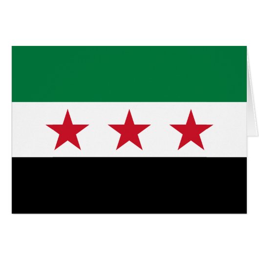 Syrische vlag (Voorkant Horizontaal)