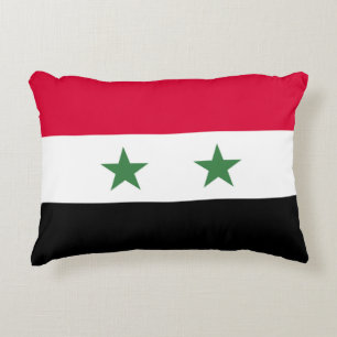 Syrische vlag accent kussen
