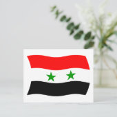 Syrische vlag ansichtkaart briefkaart (Staand voorkant)