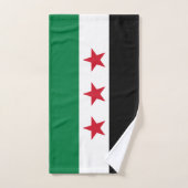 Syrische vlag bad handdoek (Handdoek)