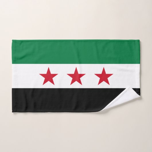 Syrische vlag bad handdoek (Handdoek)