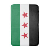 Syrische vlag badmat (Voorkant Verticaal)
