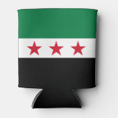 Syrische vlag blikjeskoeler (Voorkant)