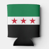 Syrische vlag blikjeskoeler (Achterkant)