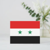 Syrische vlag Briefkaart (Staand voorkant)