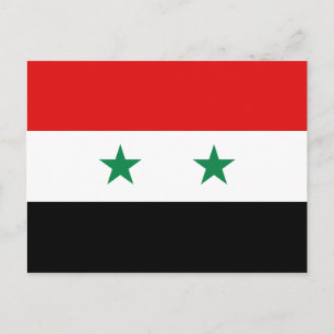 Syrische vlag Briefkaart