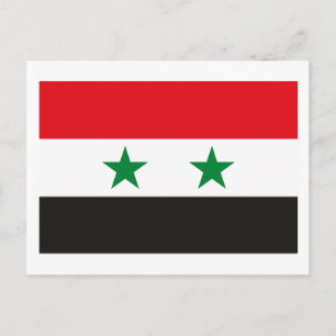 Syrische vlag Briefkaart