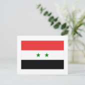 Syrische vlag briefkaart (Staand voorkant)