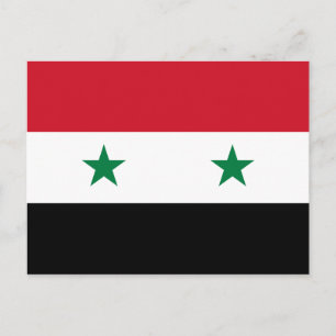 Syrische vlag briefkaart