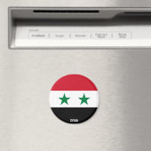 Syrische vlag charmant patriotticum magneet (Insitu (Vaatwasser))