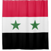Syrische vlag douchegordijn (Voorkant)
