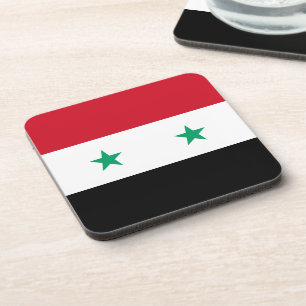 Syrische vlag drankjes onderzetter