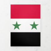 Syrische vlag drieluik kaart (Cover)