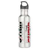 Syrische vlag: een prachtig patriottisch waterfles  (Achterkant)