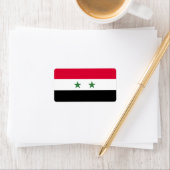 Syrische vlag etiket (Insitu)