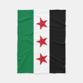Syrische vlag fleece deken (Voorkant)