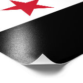 Syrische vlag foto afdruk (Hoek)