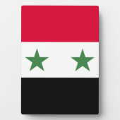 Syrische vlag fotoplaat (voorkant)