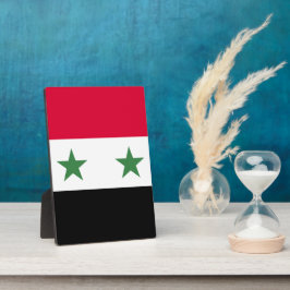 Syrische vlag fotoplaat