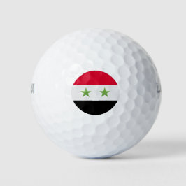 Syrische vlag golfballen