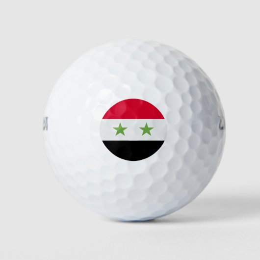 Syrische vlag golfballen (Voorkant)