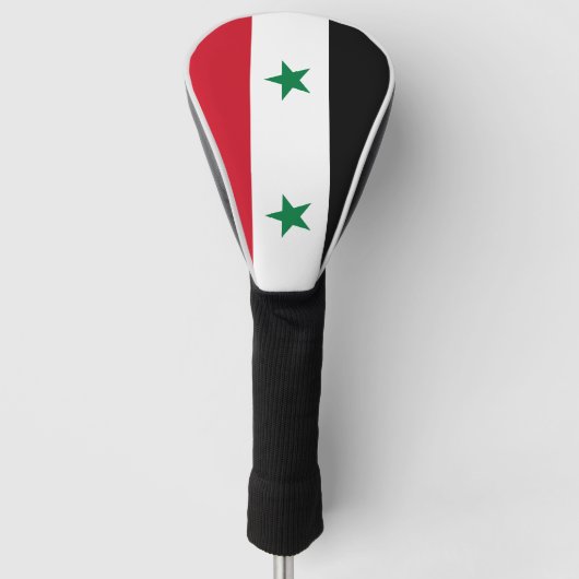 Syrische vlag golfheadcover (Voorkant)