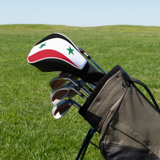 Syrische vlag golfheadcover (Insitu)