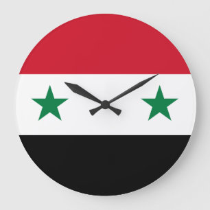 Syrische vlag grote klok