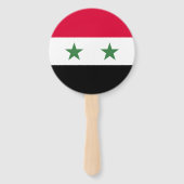 Syrische vlag handwaaier (Voorkant)