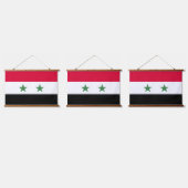 Syrische vlag hangend wandkleed (Driedubbel)