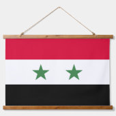 Syrische vlag hangend wandkleed (Voorkant 2)