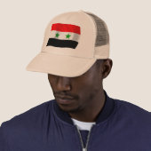 Syrische Vlag Hoed Trucker Pet (In situ)