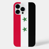 Syrische vlag iPhone hoesje (Achterkant)