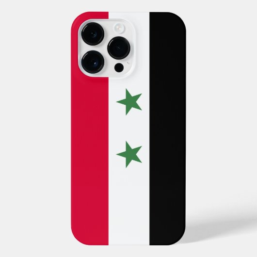 Syrische vlag iPhone hoesje (Achterkant)