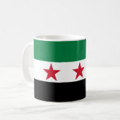 Syrische vlag koffiemok (Voorkant links)