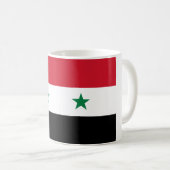Syrische vlag koffiemok (Voorkant rechts)