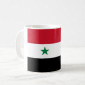 Syrische vlag koffiemok (Voorkant links)