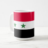 Syrische vlag koffiemok (Voorkant links)