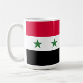 Syrische vlag koffiemok (Links)