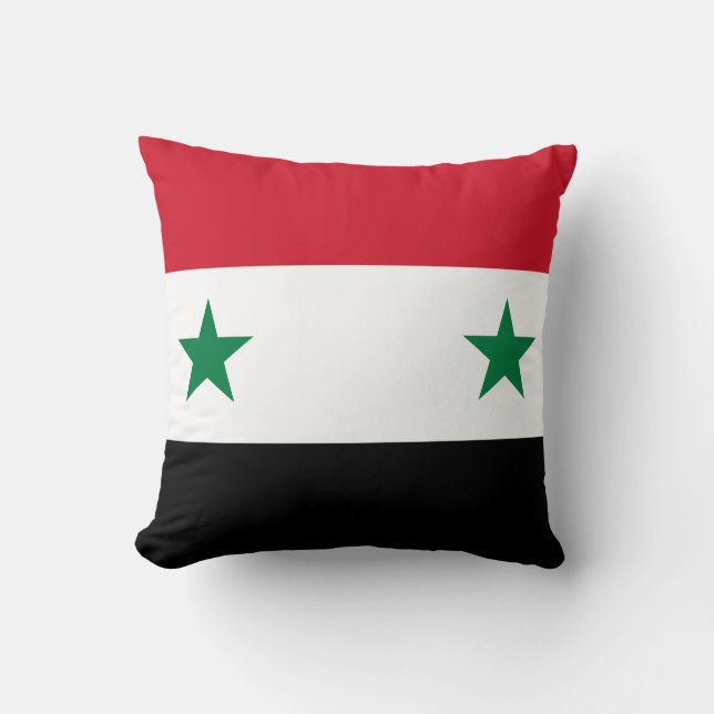 Syrische vlag kussen (Voorkant)