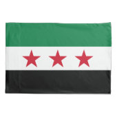 Syrische vlag kussensloop (Achterkant)