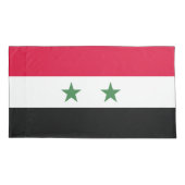 Syrische vlag kussensloop (Achterkant)