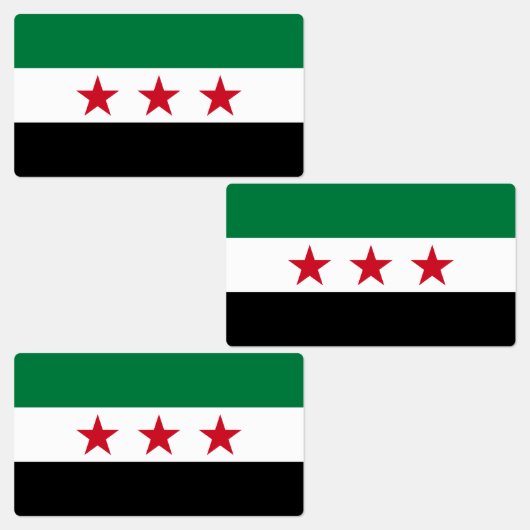 Syrische vlag labels (Groep)