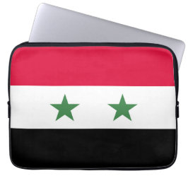 Syrische vlag laptop sleeve
