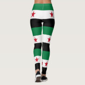 Syrische vlag leggings (Achterkant)