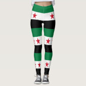Syrische vlag leggings (Voorkant)