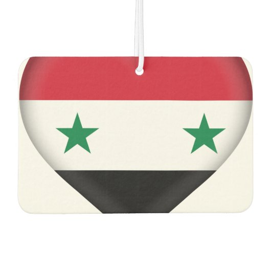 Syrische vlag luchtverfrisser (Voorkant)